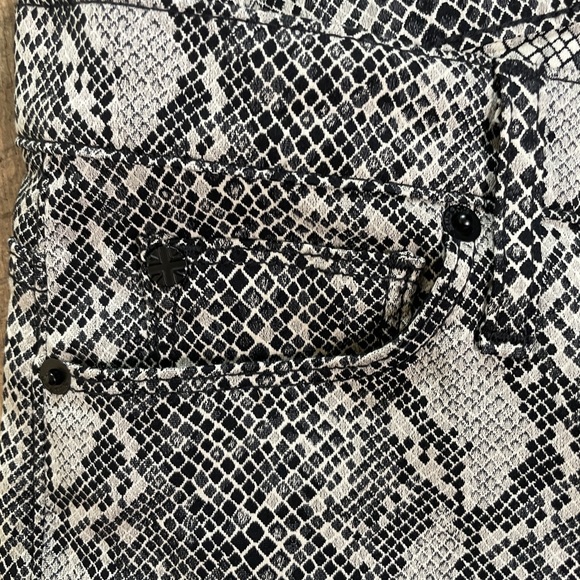 Hudson Skinny Pants Snakeskin Print Nico mid-rise - Picture 6 of 10